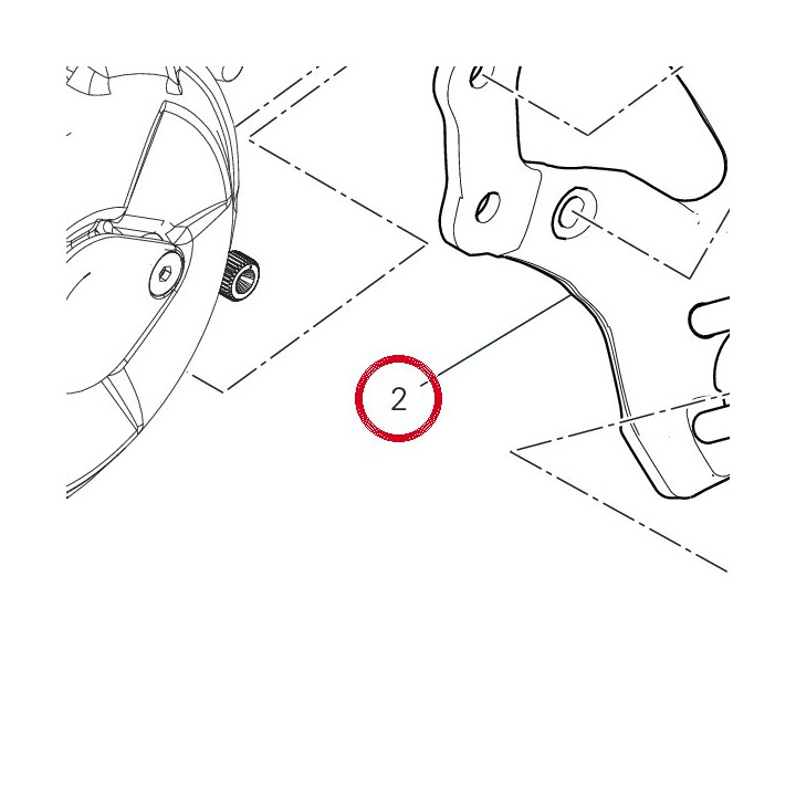 Support béquille lateral — réf. 8292P202AA | Ducati Store