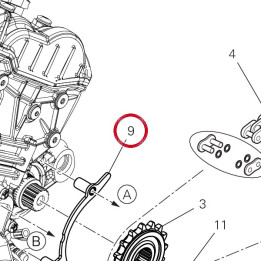 Glissiere 44712621AA — réf. 44712621AA | Ducati Store