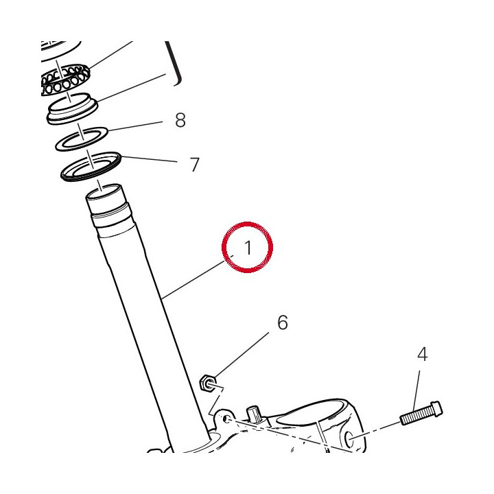Base di sterzo 34221471AA — réf. 34221471AA | Ducati Store