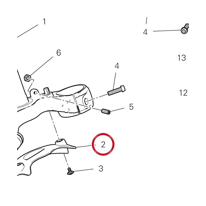 Bavette Garde-Boue 4601M591A — réf. 4601M591A | Ducati Store
