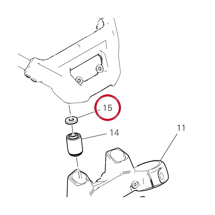 Entretoise 7131F221AA — réf. 7131F221AA | Ducati Store