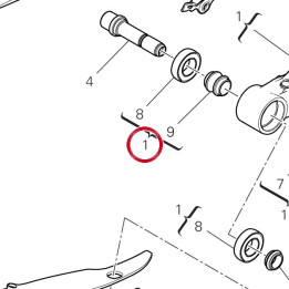Bras oscillant arrière — réf. 37029232BA | Ducati Store