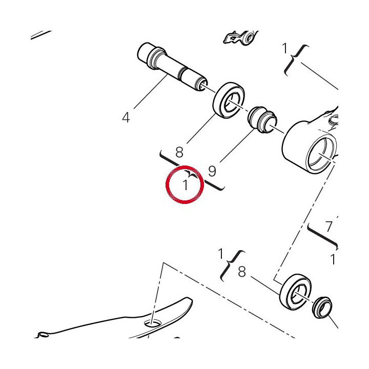 Bras oscillant arrière — réf. 37029232BA | Ducati Store