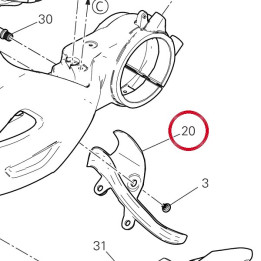 Fairlead 75811881A — réf. 75811881A | Ducati Store