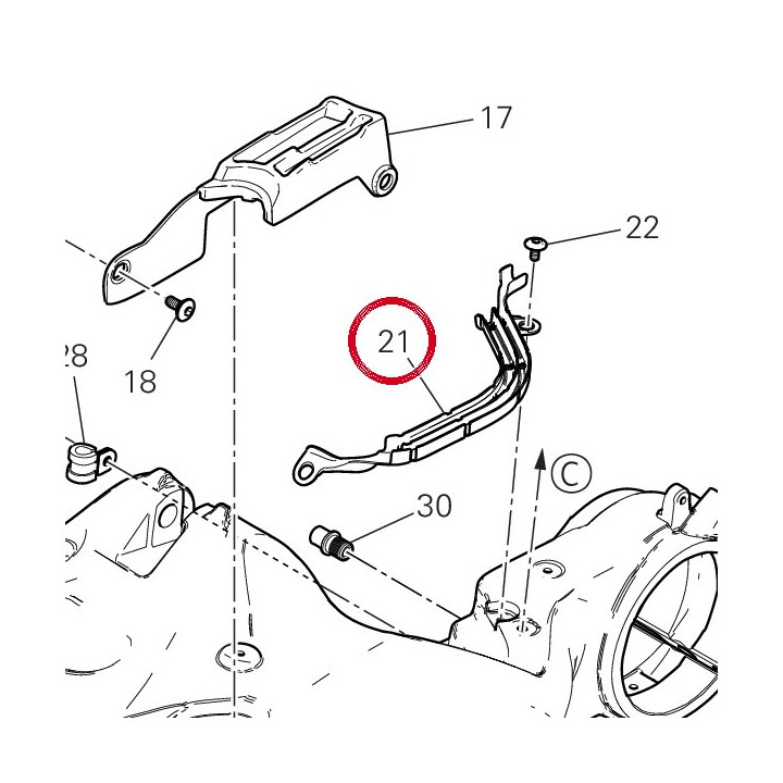 Câble pass Abs Speed sensor — réf. 75811991A | Ducati Store