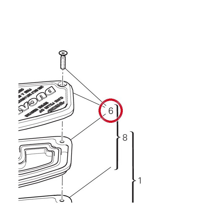 Bouchon réservoir 89340311A — réf. 89340311A | Ducati Store