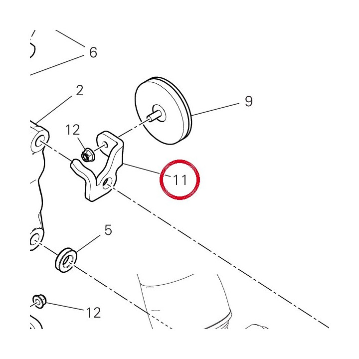 Plaquette gauche 8271L011AA — réf. 8271L011AA | Ducati Store