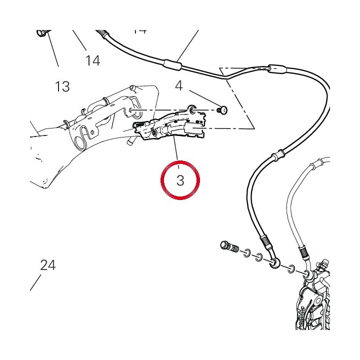 Passe-Tube Abs 75811981A — réf. 75811981A | Ducati Store