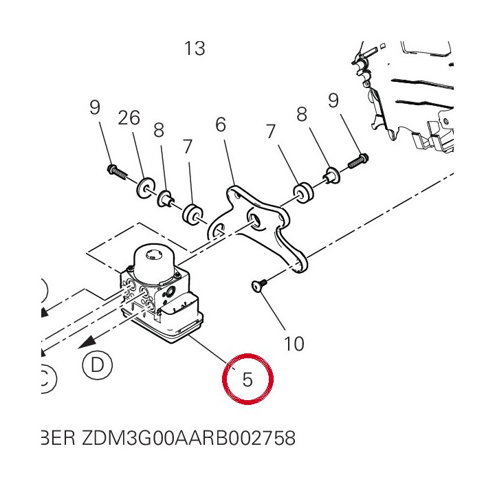 Centrale Abs 54241033A — réf. 54241033A | Ducati Store