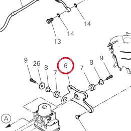 Support Abs 8301M151A — réf. 8301M151A | Ducati Store
