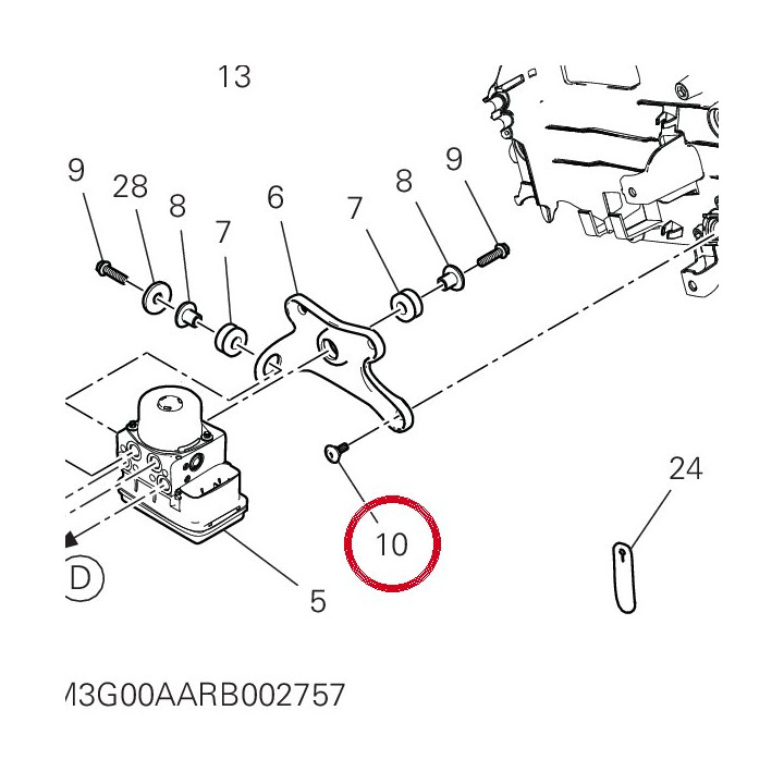 Vis special 77214081AA — réf. 77214081AA | Ducati Store