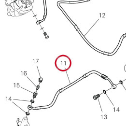 Durite maître cylindre — réf. 61911932A | Ducati Store