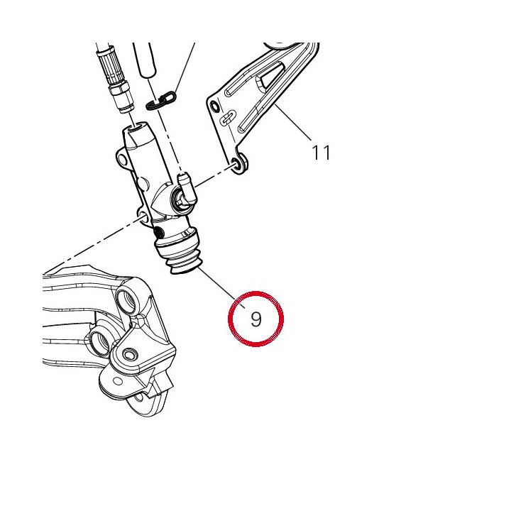 Pompe frein arrière — réf. 62540341A | Ducati Store