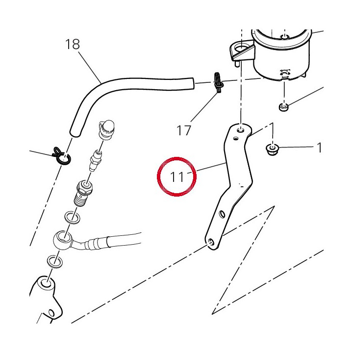 Support pompe frein — réf. 8301M581BA | Ducati Store
