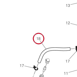 Pipe epdm 75 Z black L150 — réf. 93310871B | Ducati Store