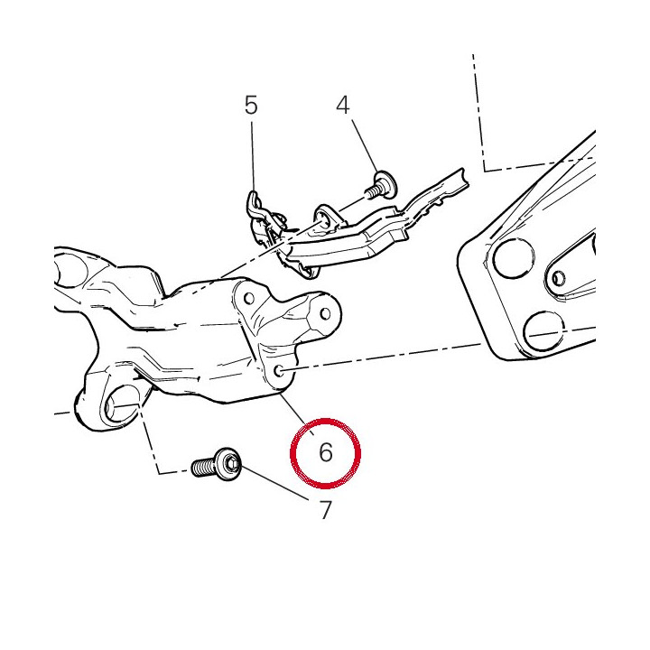 Support Porte-Plaque — réf. 56116461AA | Ducati Store