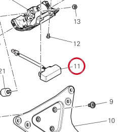 Feu eclarage plaque — réf. 52510611C | Ducati Store