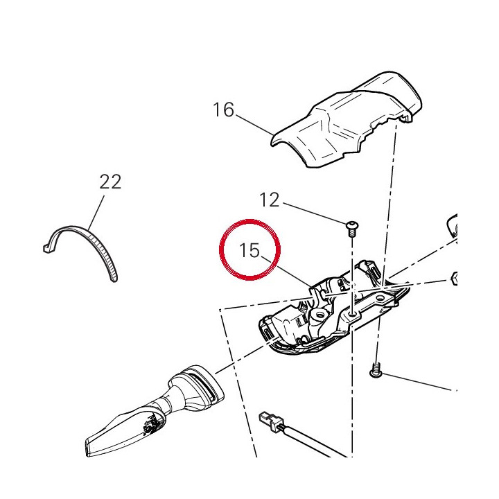 Support inférieure — réf. 8291P301A | Ducati Store