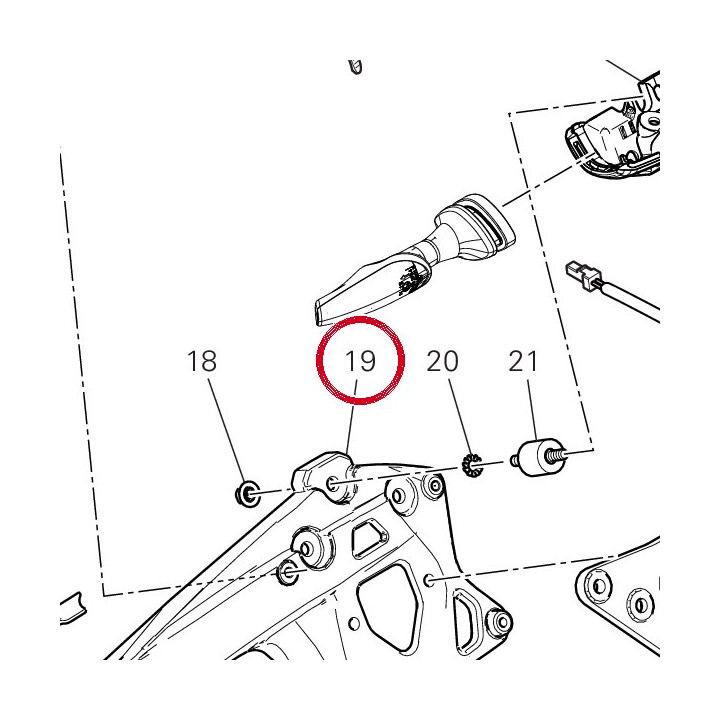 Porte-Plaque police — réf. 56113561AA | Ducati Store