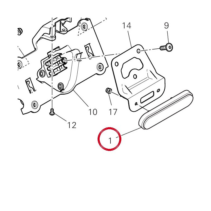 Catadioptre arrière — réf. 52910092C | Ducati Store