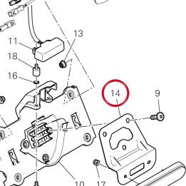 Equerre 8301A971AA — réf. 8301A971AA | Ducati Store