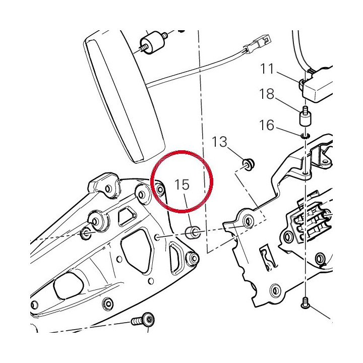 Entretoise 6,2X10X7 — réf. 71312411A | Ducati Store