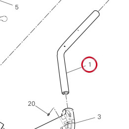 Bracelet guidon gauche — réf. 36016161CA | Ducati Store