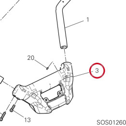 Guidon 36012412AA — réf. 36012412AA | Ducati Store