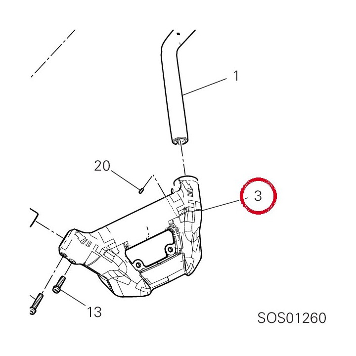 Guidon 36012412AA — réf. 36012412AA | Ducati Store