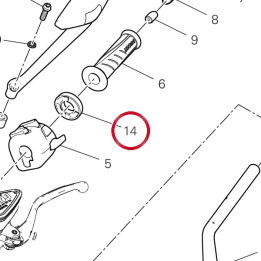 Entretoise 7131D051A — réf. 7131D051A | Ducati Store