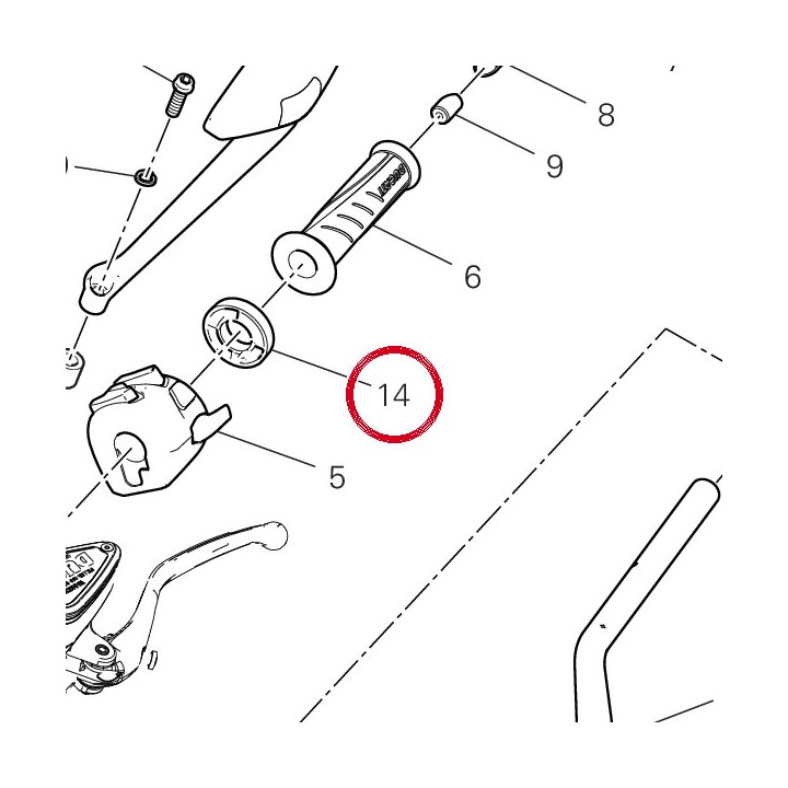 Entretoise 7131D051A — réf. 7131D051A | Ducati Store