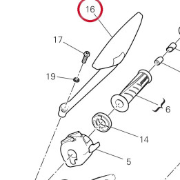 Miroir gauche pour mat — réf. 52340252AC | Ducati Store