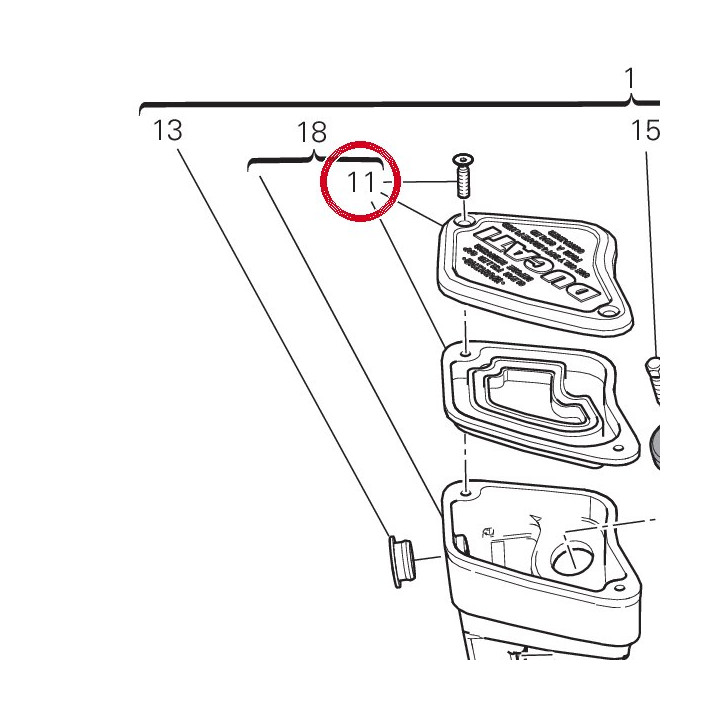 Bouchon réservoir 89340301A — réf. 89340301A | Ducati Store