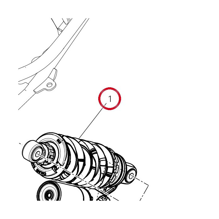 Amortisseur arrière Öhlins — réf. 36522872A | Ducati Store