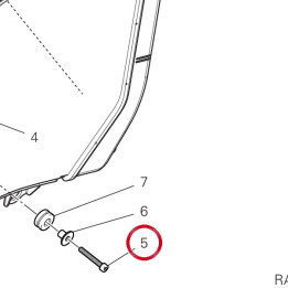 Vis tcei M5X40 77150498B — réf. 77150498B | Ducati Store