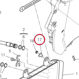 Entretoise 71616431AA — réf. 71616431AA | Ducati Store