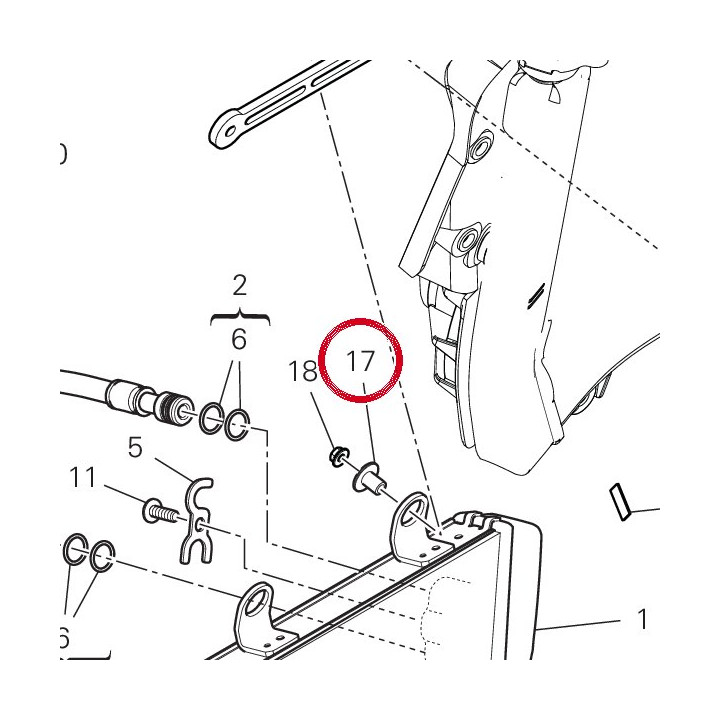 Entretoise 71616431AA — réf. 71616431AA | Ducati Store