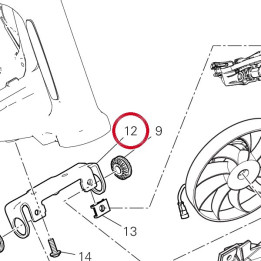 Equerre radiateur D'Eau — réf. 8301M171AA | Ducati Store