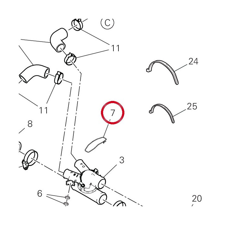 Agrafe 75910441A — réf. 75910441A | Ducati Store