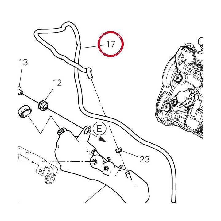 Expansion tank drain plug — réf. 93410631A | Ducati Store