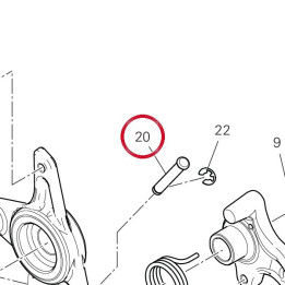 Pivot Repose-Pieds — réf. 82110681CA | Ducati Store