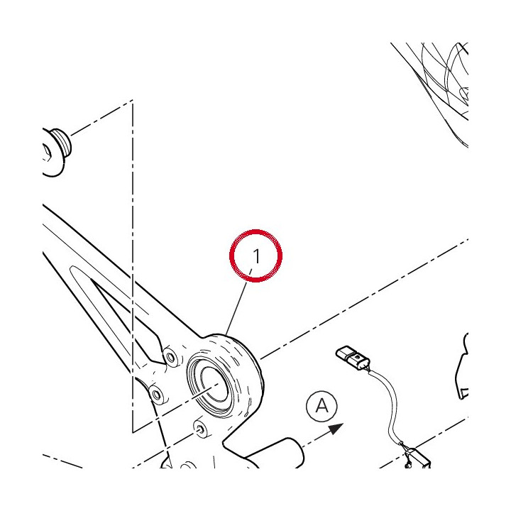 Plaque Porte-Repose-Pied — réf. 82414372BA | Ducati Store