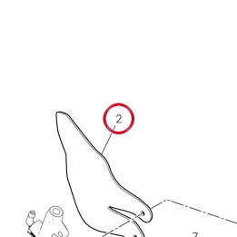 Pare-Talon avant droit — réf. 4601M642AA | Ducati Store