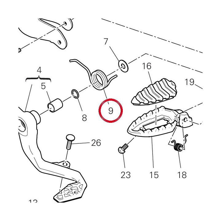 Ressort 79915881AA — réf. 79915881AA | Ducati Store