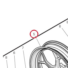 Jante roue av. 50125451AA — réf. 50125451AA | Ducati Store