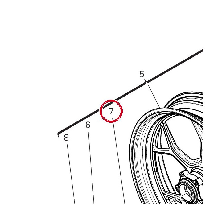 Entretoise interne 71413221A — réf. 71413221A | Ducati Store