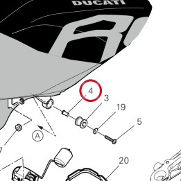 Entretoise 7131F421AA — réf. 7131F421AA | Ducati Store