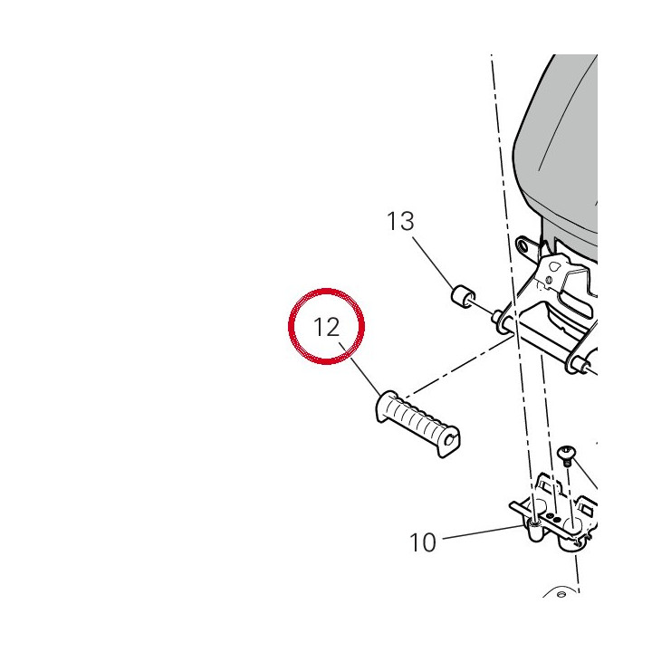 Caoutchouc 70010811A — réf. 70010811A | Ducati Store