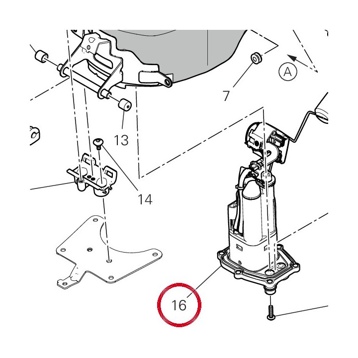 Pompe à carburant 16024461A — réf. 16024461A | Ducati Store