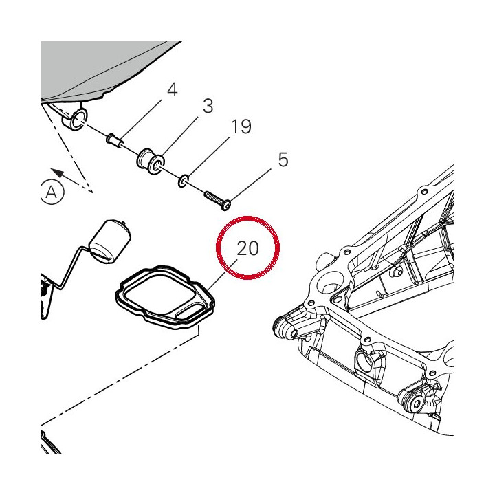 Joint pompe à carburant — réf. 69929221A | Ducati Store